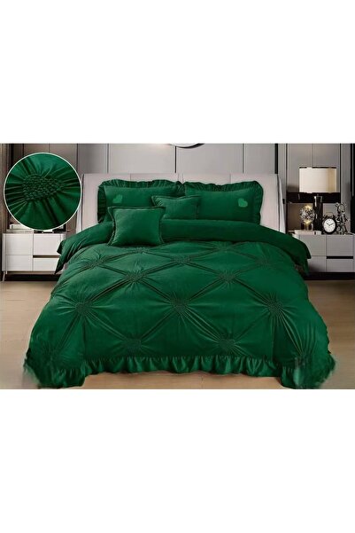 CHIRASO CHIRASO Bedding, Plush Velvet, Classic Sheet 220x240cm, Duvet Cover 200x230+12cm, 4 Pillowcases