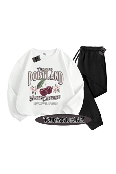 Tarzsokak Λευκό Σετ Ποδηλάτων Biscilet Orchard με Λεπτομέρειες, Διπλό Σετ