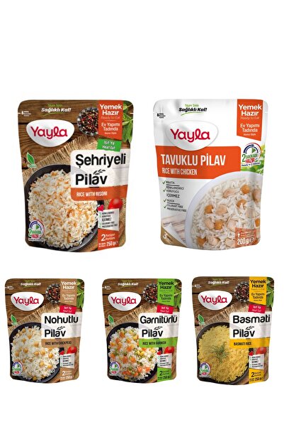 Yayla Hazır Yemek Pirinç Pilavı 5x250Gr