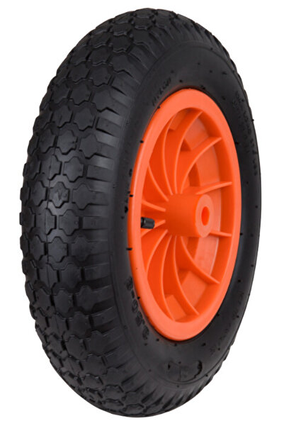 EvoTools Professional Roată pneumatică cu jantă din plastic - Tip CF-100 4.00...