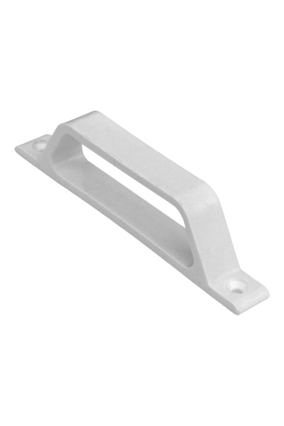 ERTEMI PVC ve Alüminyum Sineklik Tutamağı Beyaz Plastik D Kol Kulp 12cm