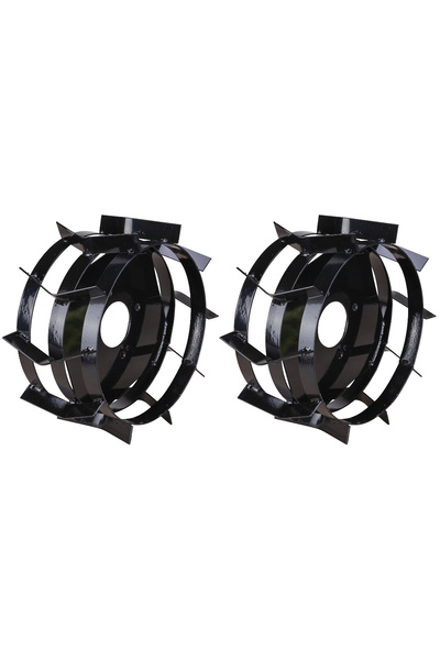 Evotools Metal Wheels for Motor Hoe and Motor Cultivator Type 2 - Wheel diame...