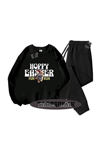 Tarzsokak Μαύρο Σετ Ποδηλάτου Hoppy με Λεπτομέρειες, Διπλό ΣΕΤ