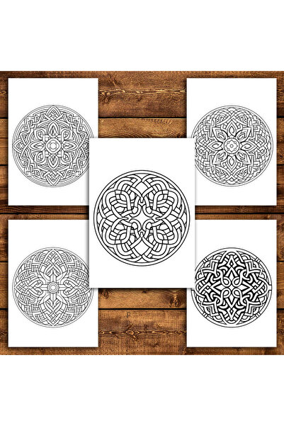 Legendary Gifts Painting book, 50 illustrations Mandalas with Celtic Patterns