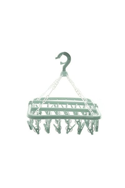 WTO Suport pentru uscare lenjerie, WTO, rotire 360 grade, pliabil, verde, 32....