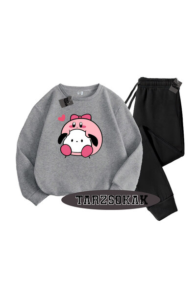 Tarzsokak Γκρι Μπισκιλέτ Τζαστ γουάιτινγκ Λεπτομερές διπλό σετ