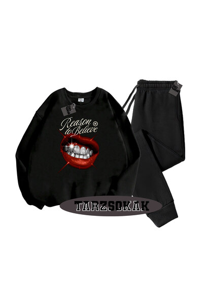 Tarzsokak Μαύρο Σετ Ποδηλάτου Reason με Λεπτομέρειες, Διπλό ΣΕΤ