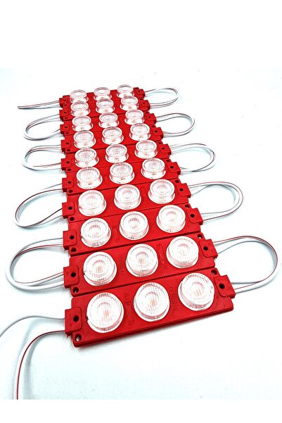 BsElektronik Parmak LED Lamba Kırmızı Renk 3030 SMD LED Işık Tasarım 12 Volt ...