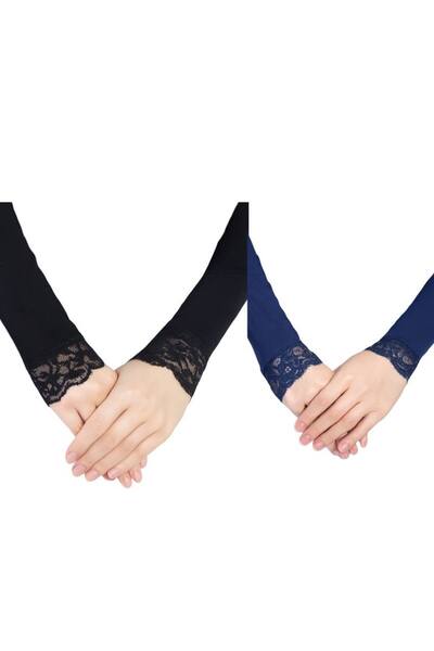ALDAIYR 2 Pieces of Lace Sleeves