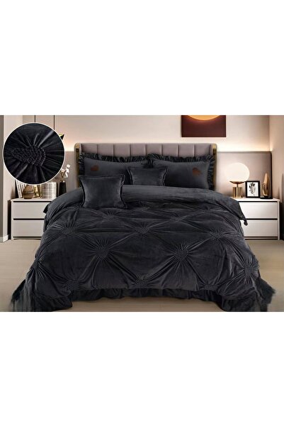 CHIRASO CHIRASO Bedding, Plush Velvet, Classic Sheet 220x240cm, Duvet Cover 200x230+12cm, 4 Pillowcases