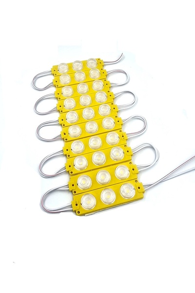 BsElektronik Parmak LED Lamba Amber (Sarı) Renk 3030 SMD LED Işık Tasarım 12 ...