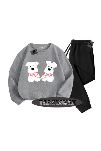 Tarzsokak Γκρι σκυλάκι από την ταινία Biscilet Λεπτομερές διπλό ΣΕΤ