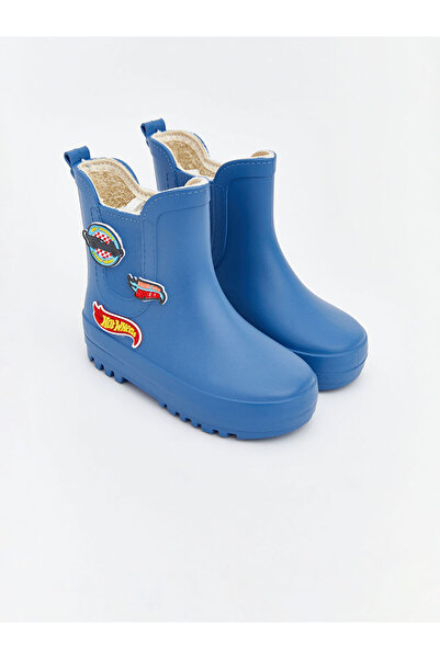LC Waikiki İndigo Baskılı Erkek Bebek Yağmur Botu