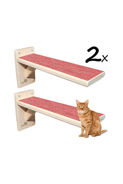 Barış Dizayn Doğal Ahşap Güçlendirilmiş Uzun 30cm kedi basamağı kedi köprüsü ...