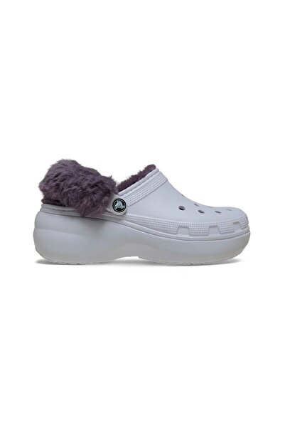 Crocs Classic Platform Fuzz Lined Kadın Terlik