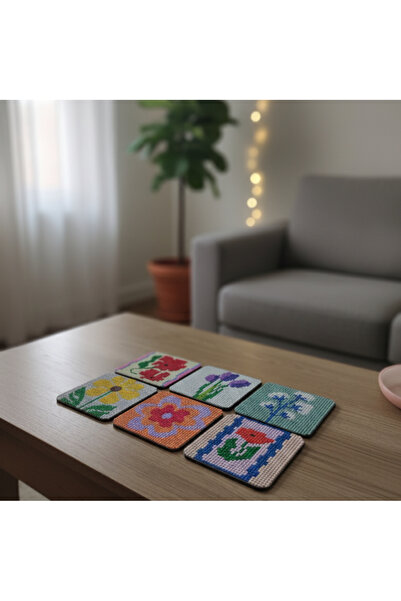 Rüya Kutusu Çiçek bahçesi bardak altlığı elmas boyama seti