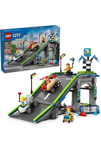 LEGO City No Limits: Race Car Ramp Track (60460) – Gravity Racing Set, 436 Pieces, Ages 6+