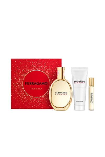 Salvatore Ferragamo Fiamma 3-teiliger Koffer 3 pz