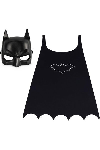 DC طقم زي باتمان مع عباءة وقناع