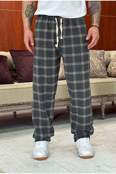 corfixman Plaid Pajama Bottoms