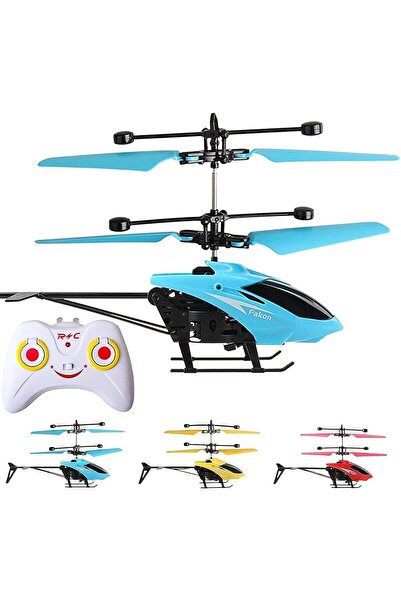 Fun Moment Remote Control Helicopter Toy, 2.5-Channel Auto-Hover Small RC Helicopter for Kids - Multi-color
