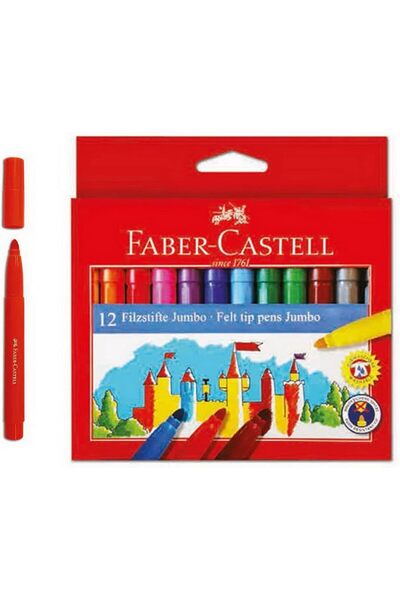 007 Faber-Castell Washable Double-Ended Coloring Pens, 12 Count