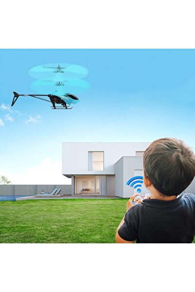 Fun Moment Remote Control Helicopter Toy, 2.5-Channel Auto-Hover Small RC Helicopter for Kids - Multi-color