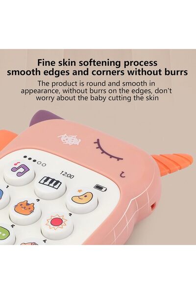 Fun Moment Musical Mobile Teether Toy for Babies - (Yellow)