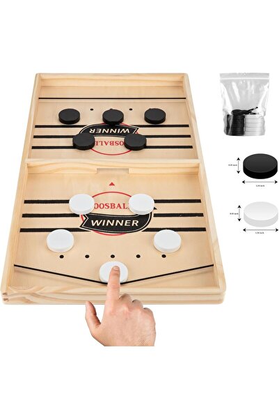 IQTENA Shot the Box Dice Game by ICV V — Wooden 4‑Side Board Game for 1–4 Players, Classic Family Gam