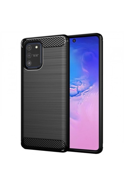 Stef's Cat Carcasă pentru Samsung Galaxy S10 Lite G770, Carbon, Negru