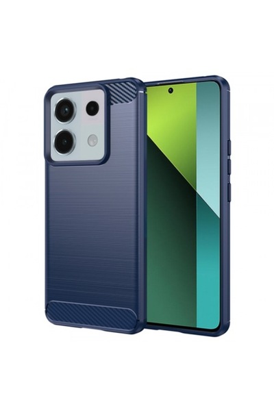 Stef's Cat Carcasă Blue Carbon pentru Xiaomi Poco X6 / Note 13 Pro 5G