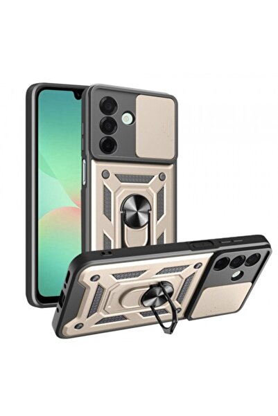 Stef's Cat Θήκη τηλεφώνου για Samsung Galaxy A26 (A266), CamShield, Χρυσή