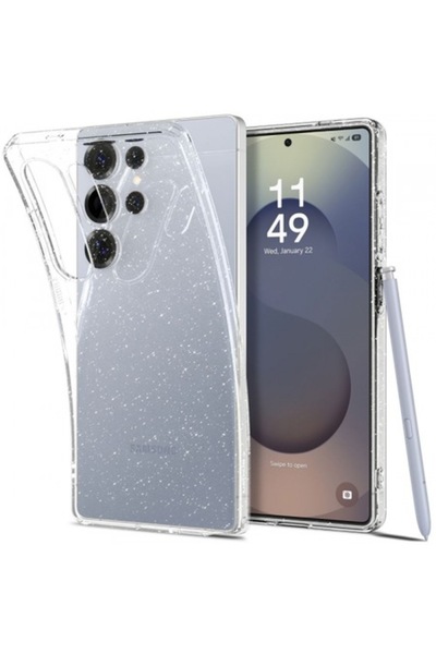 Spigen Samsung Galaxy S25 Ultra S938 Case, Liquid Crystal Glitter, Transparent (ACS08950)