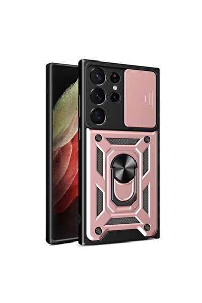 Stef's Cat Carcasă pentru Samsung Galaxy S22 Ultra 5G (S908), CamShield, Roz