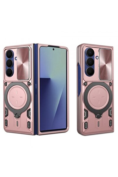 Stef's Cat Θήκη για Samsung Galaxy Z Fold7 F966, CamGuard Pro, Ροζ Χρυσή