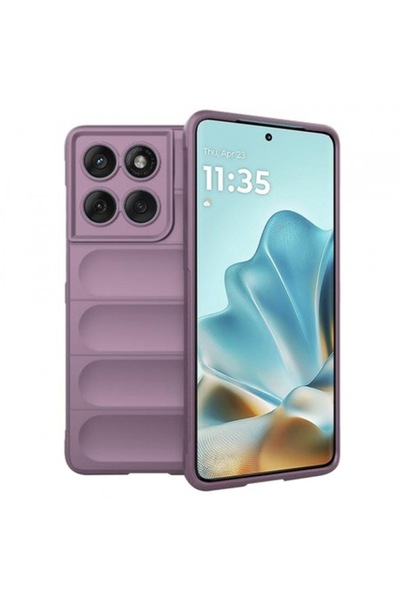 Stef's Cat Husă pentru Motorola Edge 60 Fusion / Edge 60, Magic Shield, violet