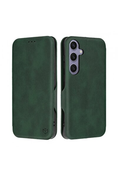 Stef's Cat Θήκη για Samsung Galaxy S24+ S926, Safe Wallet Plus, Πράσινη