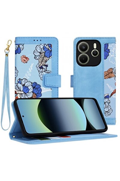 Stef's Cat Carcasă pentru Xiaomi Redmi Note 14 4G (Regional), FlipCraft, Albastră