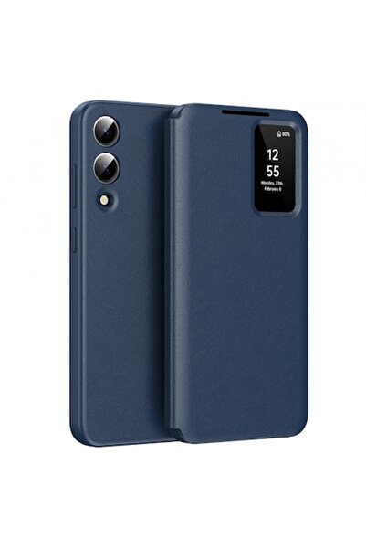 Stef's Cat Θήκη τηλεφώνου για Samsung Galaxy S25 Edge S937, SmartView, Μπλε