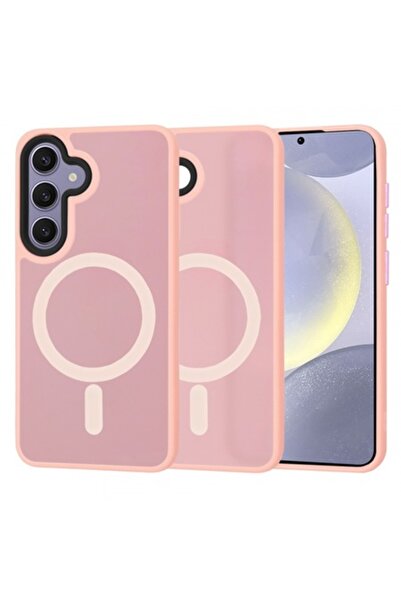 Stef's Cat Husă MagSafe pentru Samsung Galaxy S24+ (S926) HaloFrost - Roz