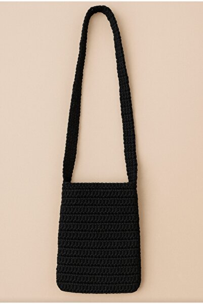 ASATAK El örgüsü Cep telefonu Çantası (günlük minimalist canta )