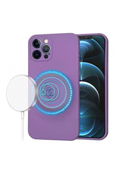 Stef's Cat Husă MagSafe pentru Apple iPhone 12 Pro Max, SoftFlex, Violet