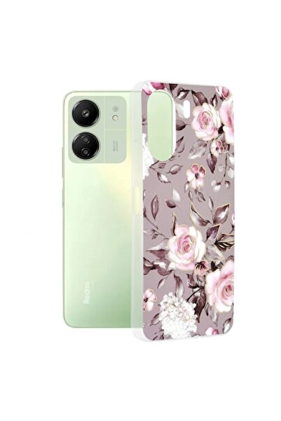 Stef's Cat Case for Xiaomi Poco C65 / Redmi 13C, Marble, Grey