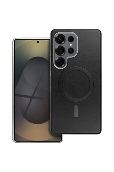 Stef's Cat Husă MagSafe pentru Samsung Galaxy A36 A366, Gentleman Mag, Neagră