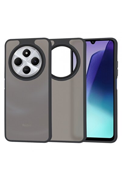 Stef's Cat Husă de telefon pentru Xiaomi Poco C75 / Redmi 14C, HaloFrost, Negru