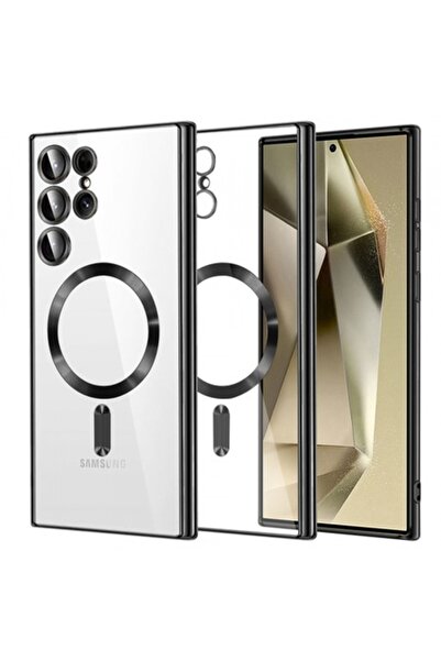 Stef's Cat Θήκη MagSafe για Samsung Galaxy S24 Ultra S928, Πολυτελές Κρύσταλλ...