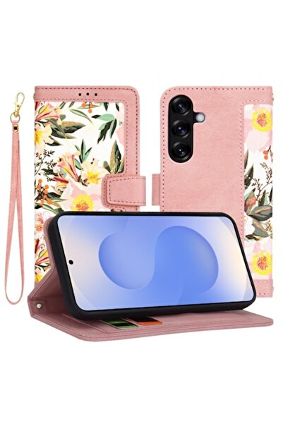 Stef's Cat Carcasă pentru Samsung Galaxy S25 S931, FlipCraft, roz