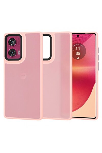 Stef's Cat Husă pentru Motorola Edge 50 Fusion, HaloFrost, roz