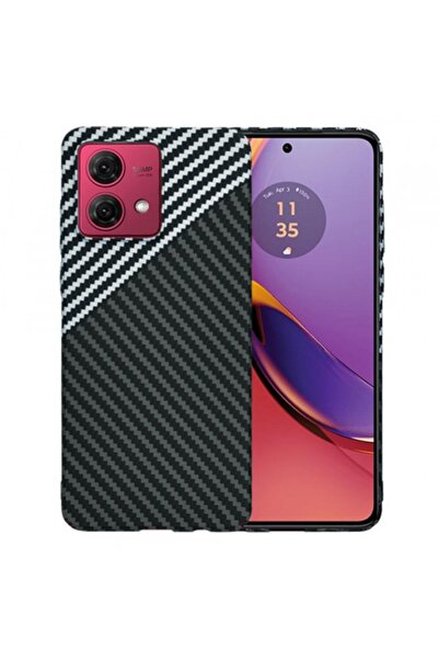 Stef's Cat Husă Motorola Moto G84 - Carbonite FiberShell, Gri