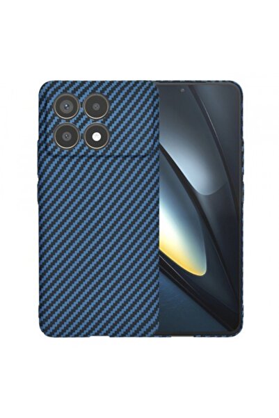 Stef's Cat Θήκη για Xiaomi Poco F6 Pro, Carbonite FiberShell, Τυρκουάζ